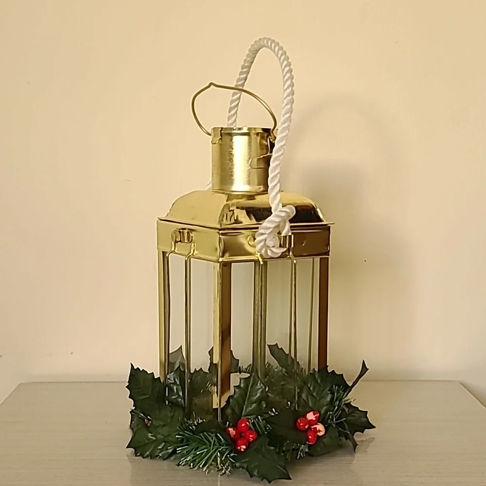 Christmas Lantern Candles Christmas Decorations Lighted Candles Christmas Lights